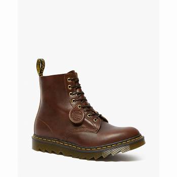 Dr Martens Női 1460 Pascal Made In England Ripple Sole Bakancs Barna